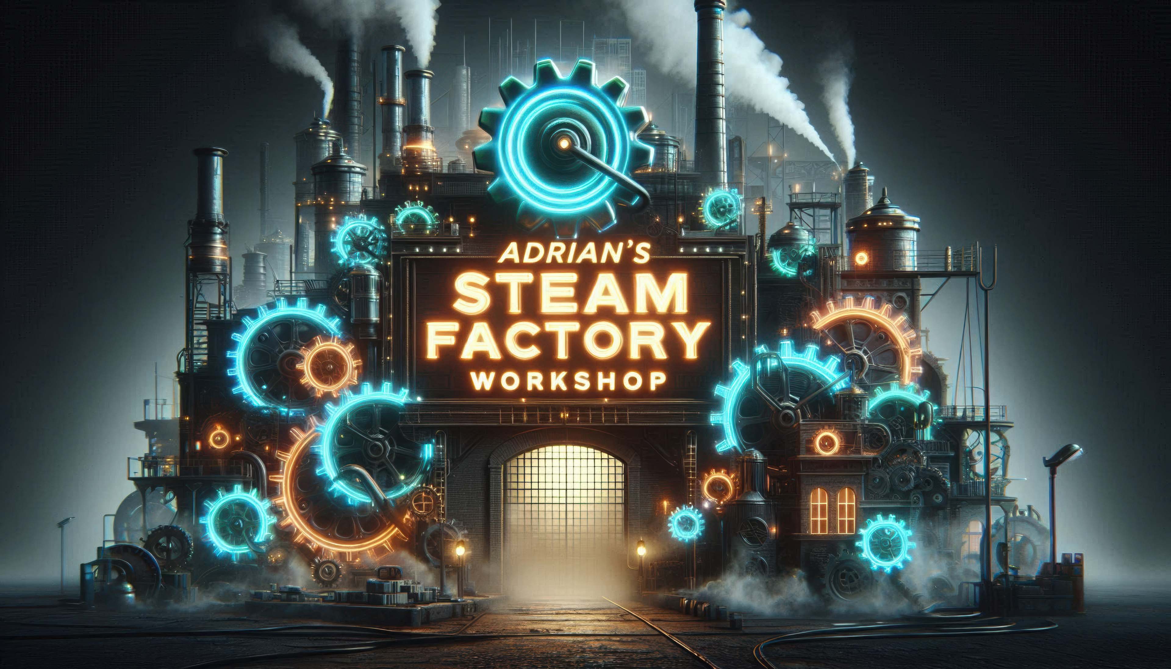 Adrian Zygmunciak's Steam Factory Workshop - Coming Soon